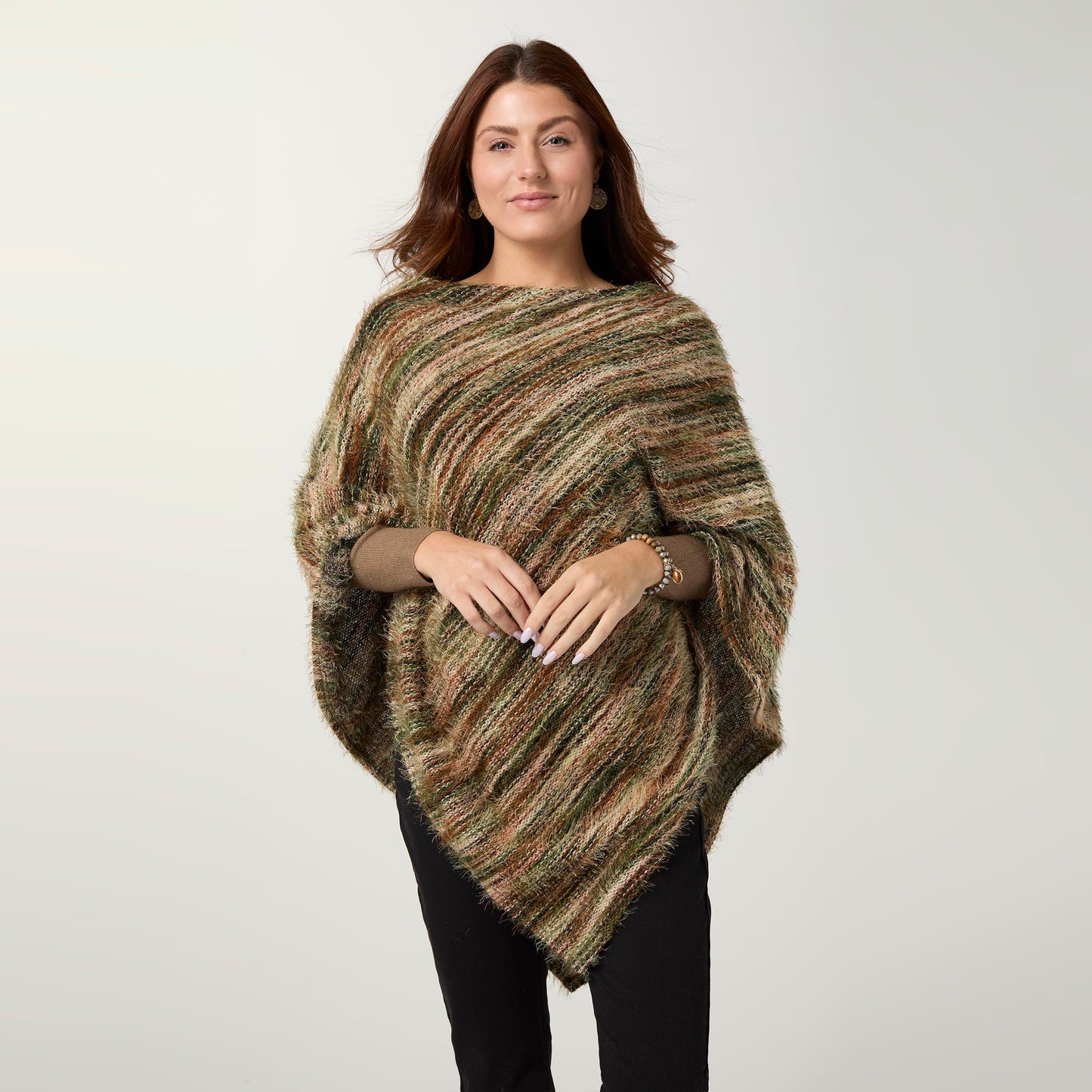 Chevela Eyelash Poncho - Mix Neutral