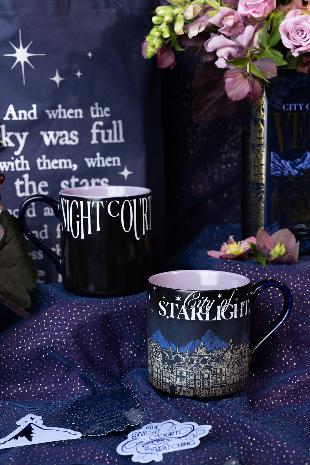 Color Changing Ceramic Mug, Night Court