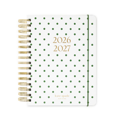 17 Month Large Planner, Green Dot