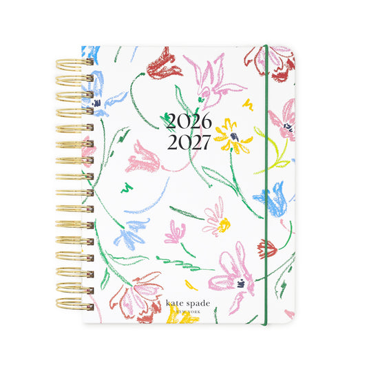 17 Month Large Planner, Joyful Garden