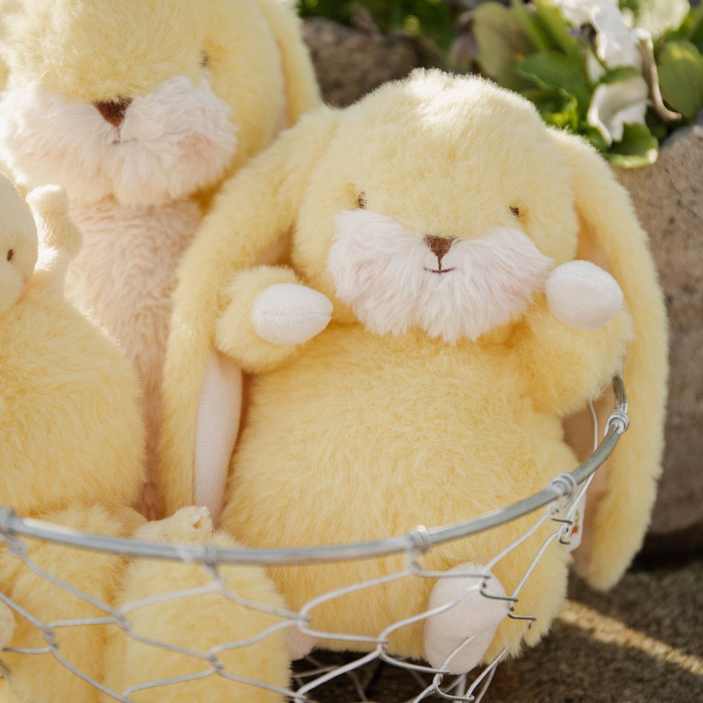 Tiny Nibbler Bunny in Lemongrass, Bunnies by the Bay
