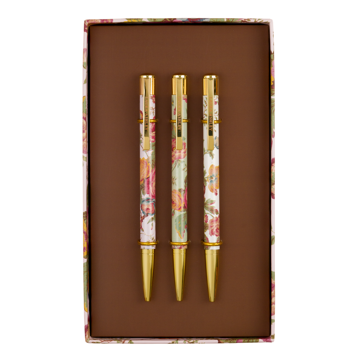 Laura Ashley Pen Set of 3 - Romantic Cottage