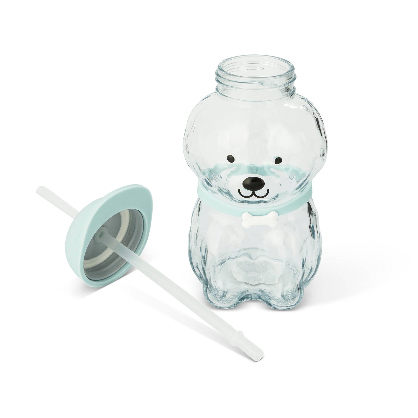 Core Home - 20oz Figural Glass Doodle Tumbler - Blue Hat
