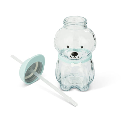 Core Home - 20oz Figural Glass Doodle Tumbler - Blue Hat