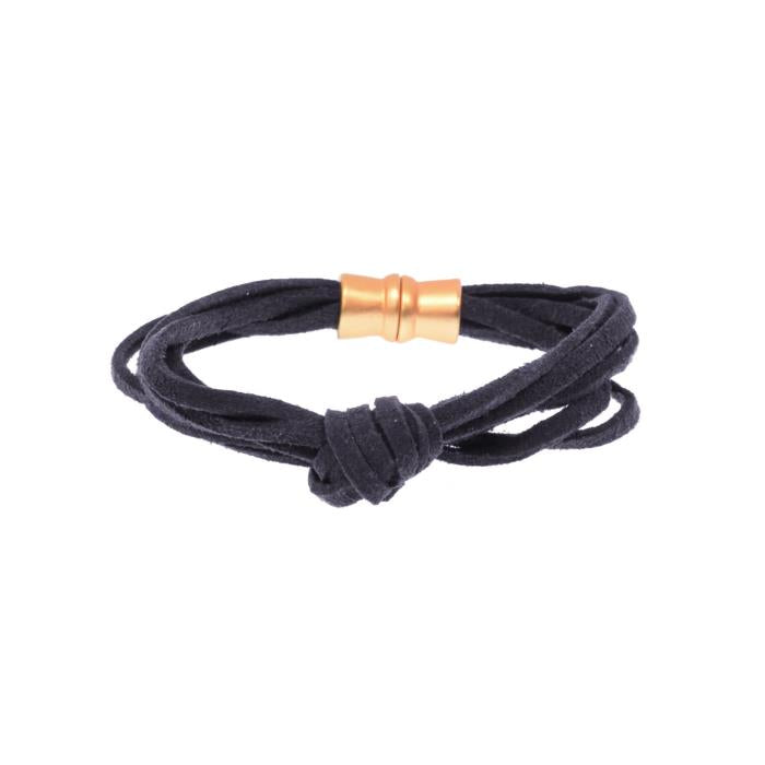 Faux Suede Knotted Bracelet