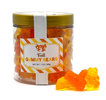 Oh, Sugar! - Halloween/Fall Candy Sugar Stacks - Fall Gummy Bears