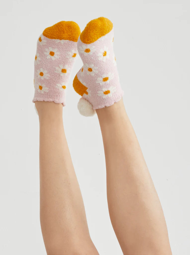 Daisy Slipper Socks