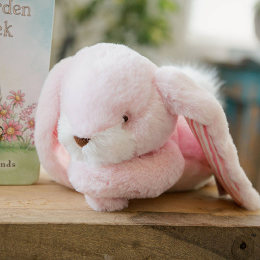 Pink Little Naptime Nibble Blossom Bunny