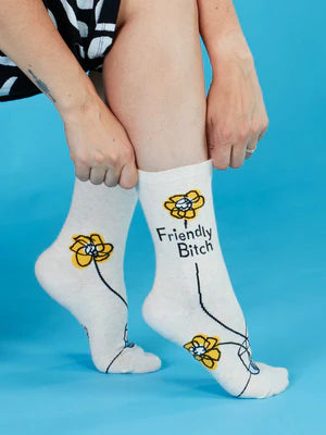 Friendly B***h Crew Socks