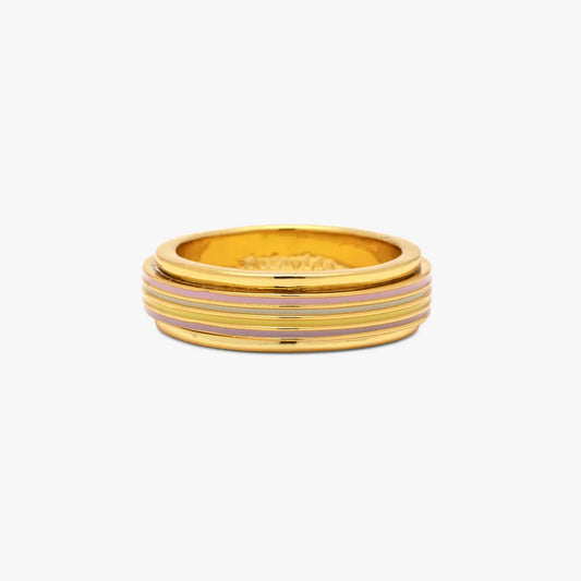 Pastel Stripe Fidget Band Ring by Pura Vida