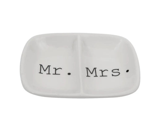 Mr. And Mrs. Ring Dish