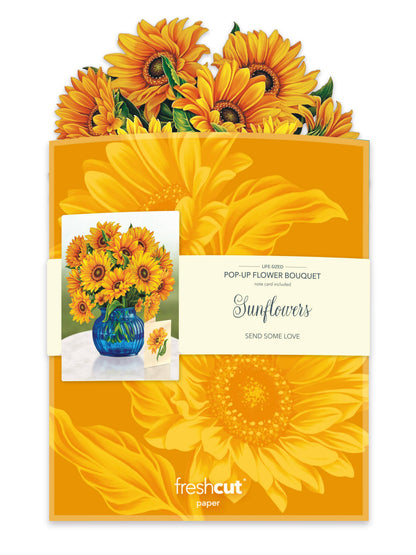 Sunflower pop up Card