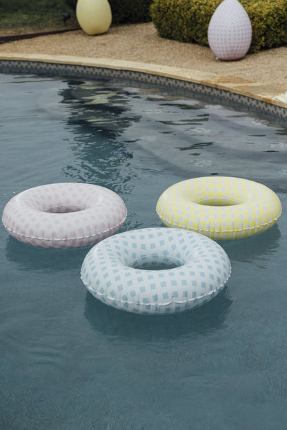 FUNBOY - Kids Tube Float, Blue Gingham