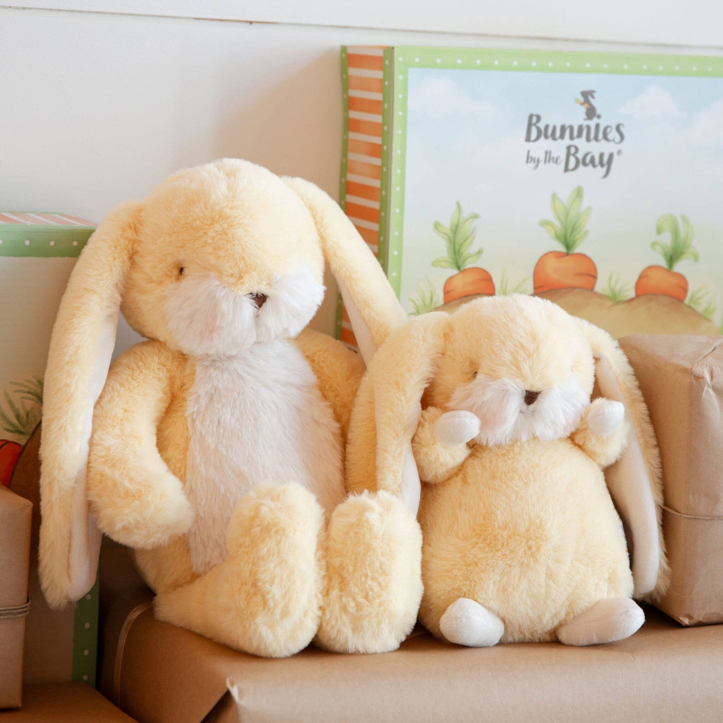 Tiny Nibbler Bunny in Lemongrass, Bunnies by the Bay