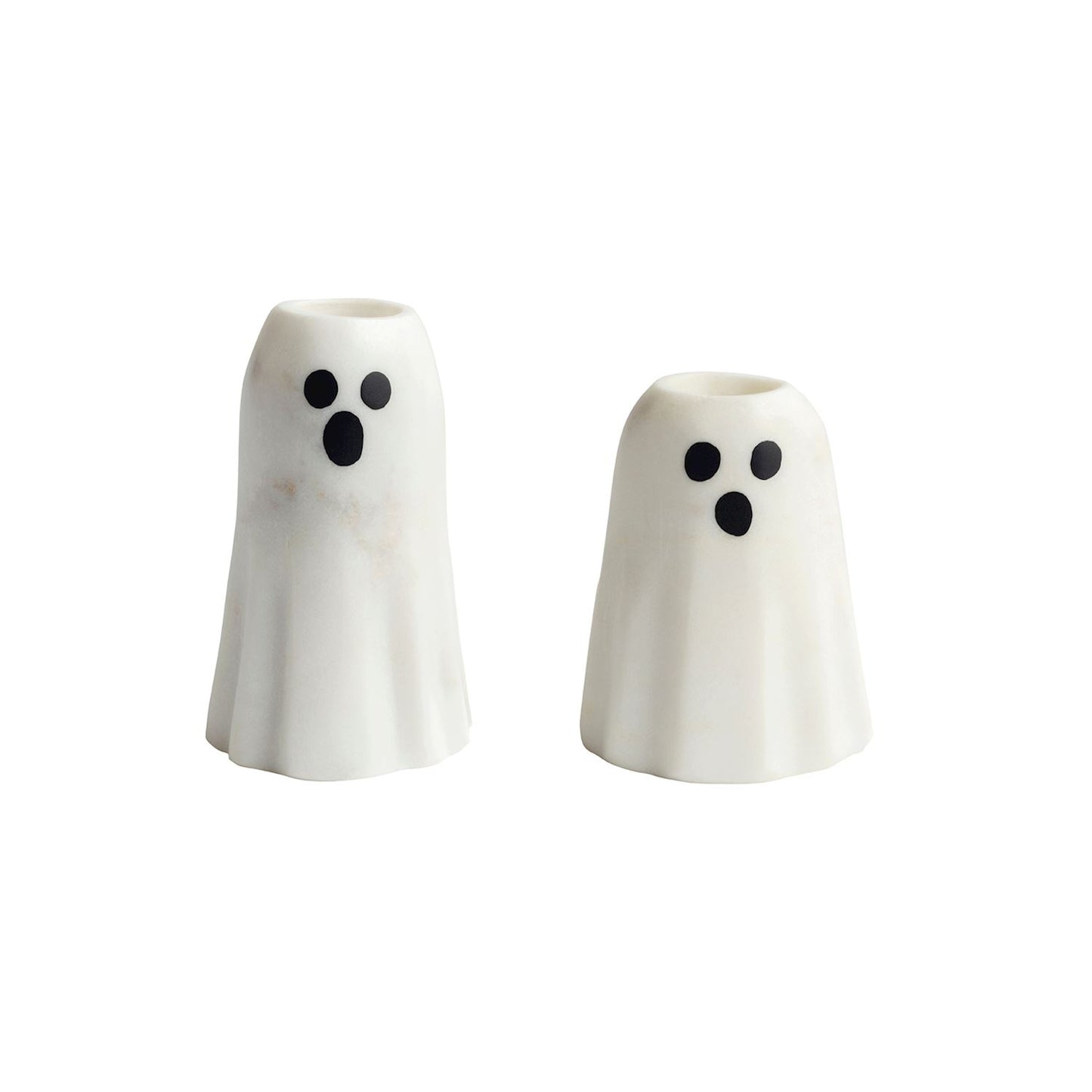 Marble Ghost Taper Holders