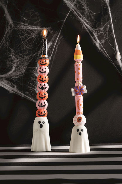 Marble Ghost Taper Holders