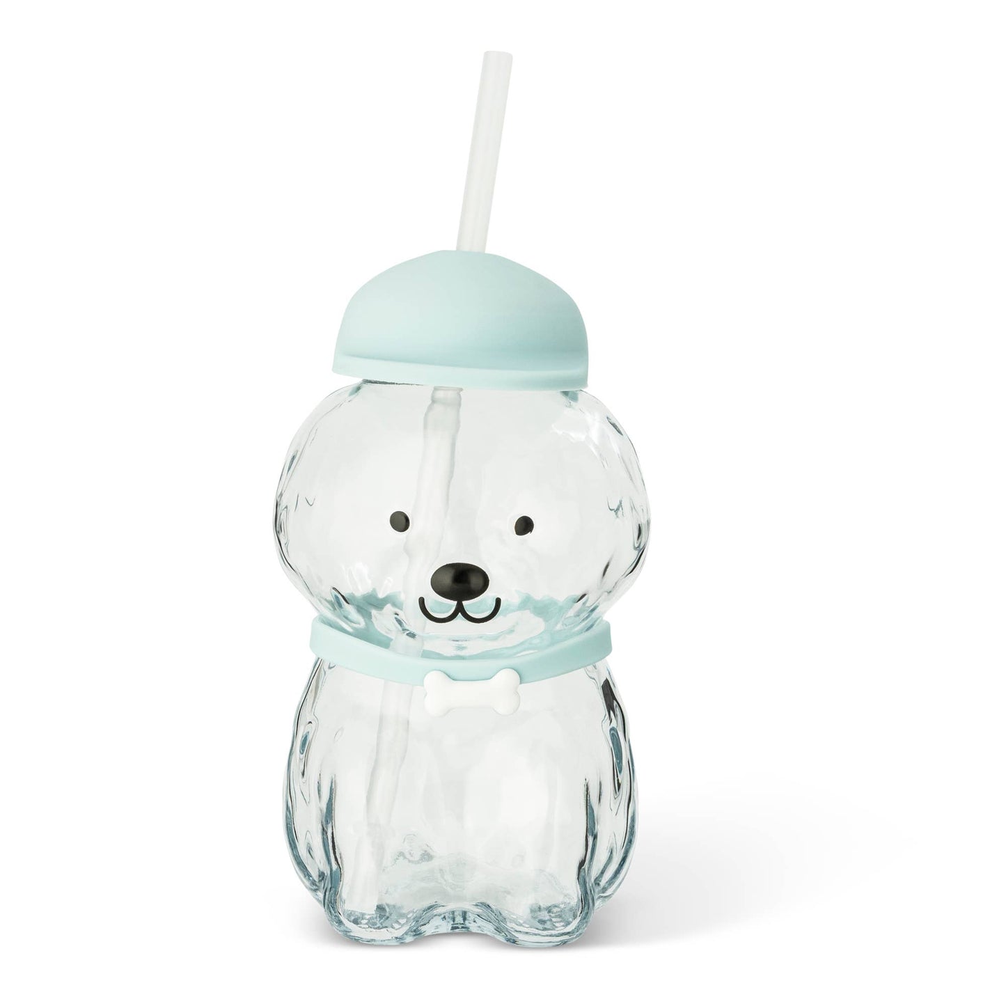 Core Home - 20oz Figural Glass Doodle Tumbler - Blue Hat