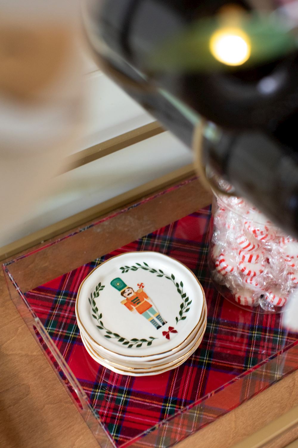 Nutcracker Tidbit Plates