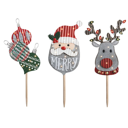 Christmas Light up Yard Stake