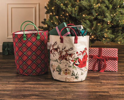 Large Christmas Canvas Tote