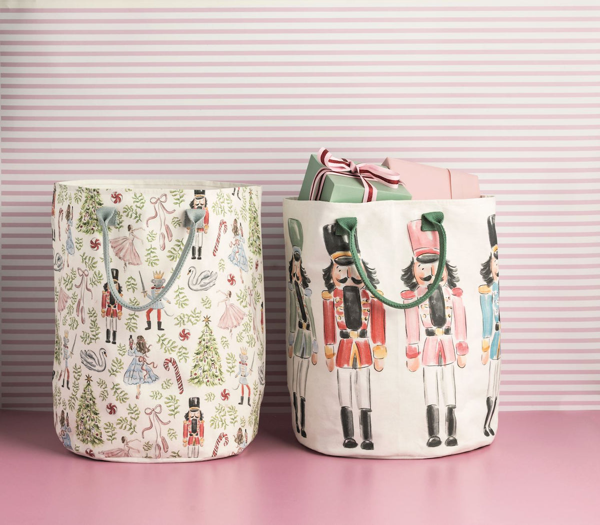 Canvas Christmas Totes