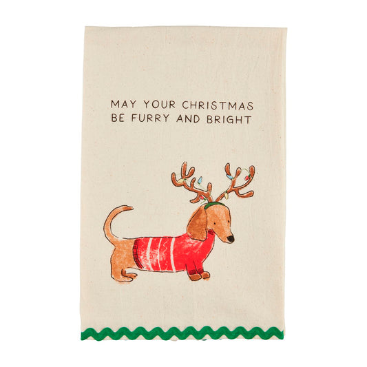 Christmas Dog Theme Guest Towels