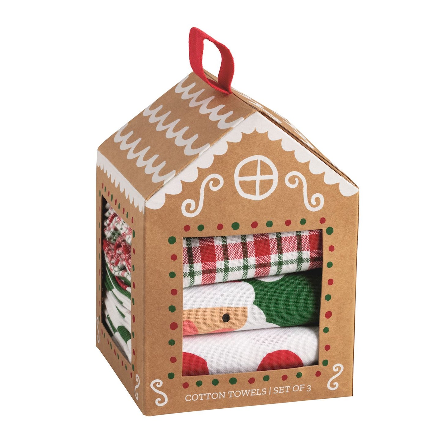 House Box of 3 Dishtowels, Christmas