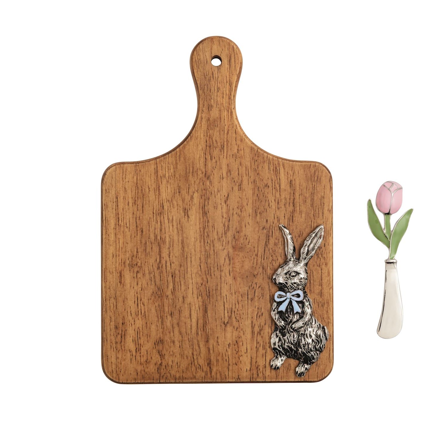Bunny Wood Board Set with Spreaders