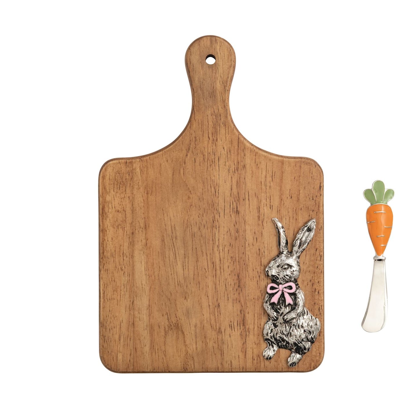 Bunny Wood Board Set with Spreaders