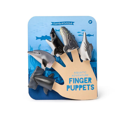 Shark Finger Puppets