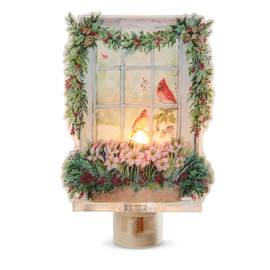 Layered Cardinal Night Light