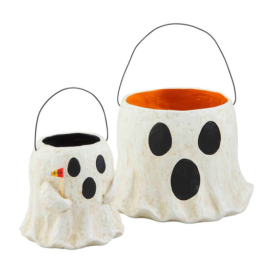 Paper Mache Pumpkin Candy Holders