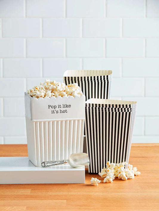 Popcorn Bucket Serving Dish