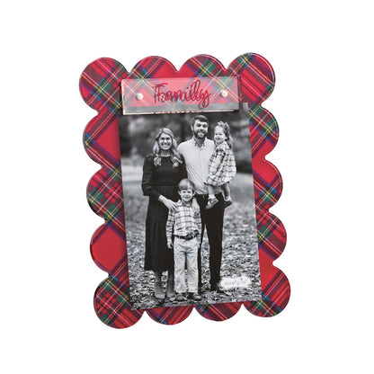 Tartan Christmas Acrylic Frame