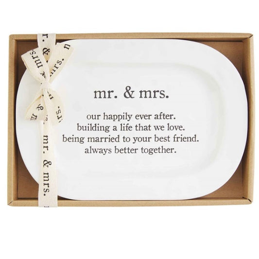 Mr. And Mrs. Sentiment Plate