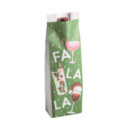 Christmas Themed Wine Bags