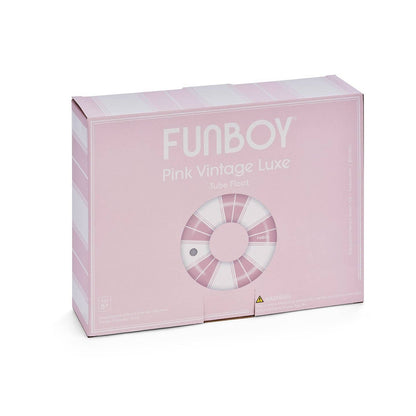 FUNBOY - Vintage Lux Tube Float - Pink, 44"