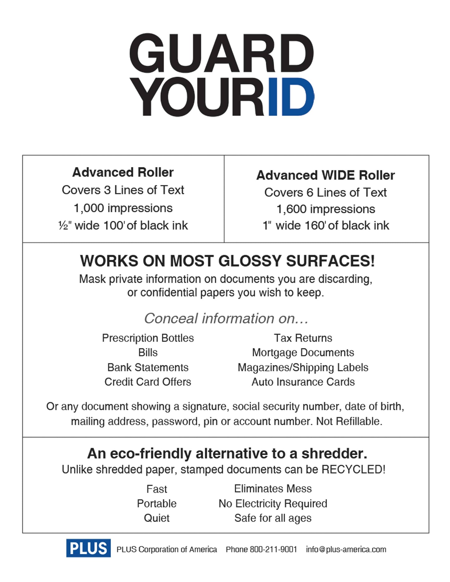 Guard Your ID Advanced Roller