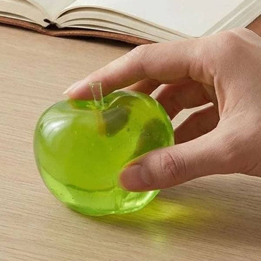 Showcase - Green Apple Sparkly Maltose Stress Ball Squishy Fidget Toy (1pc)