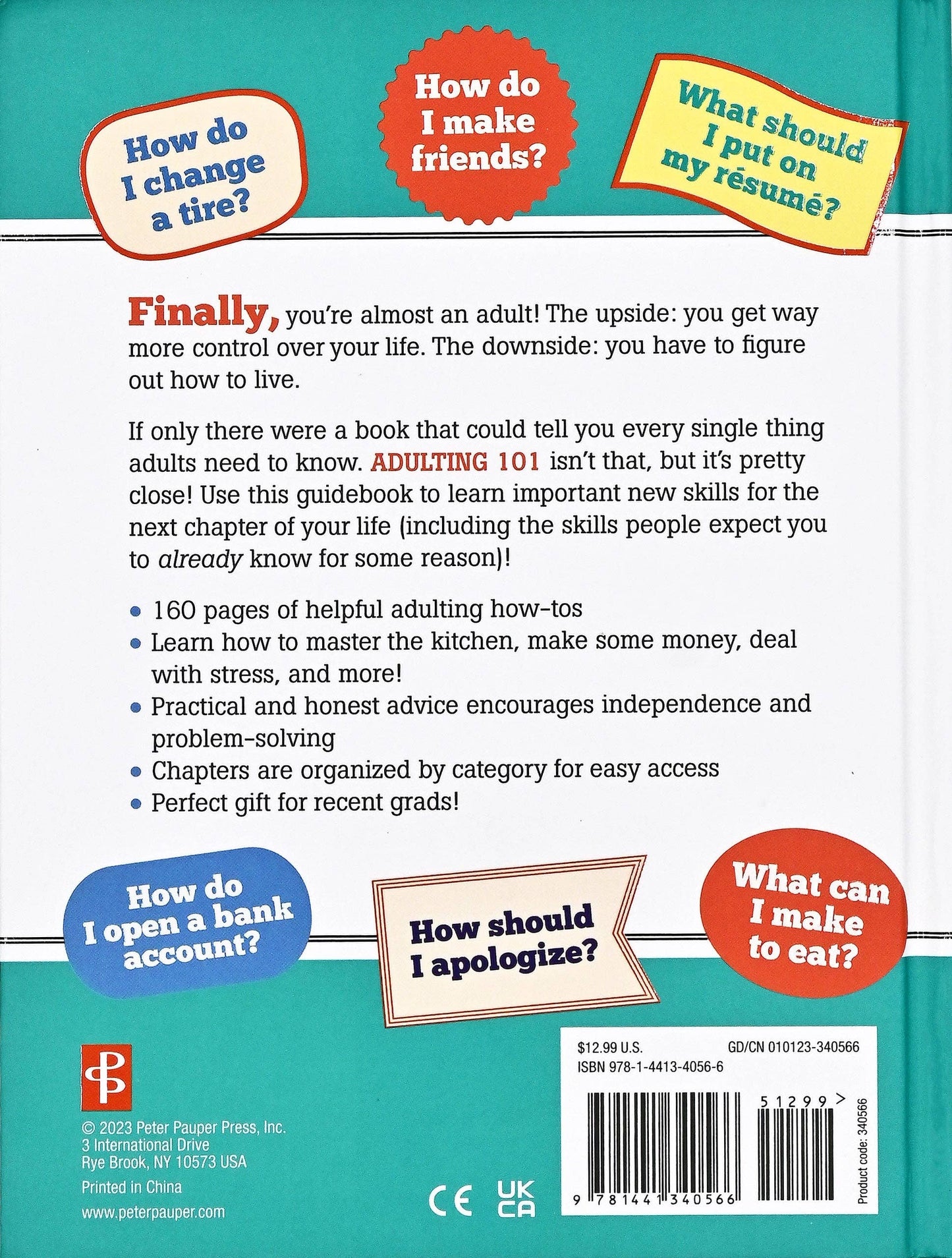 Peter Pauper Press - Adulting 101: Life Skills All Teens Should Know