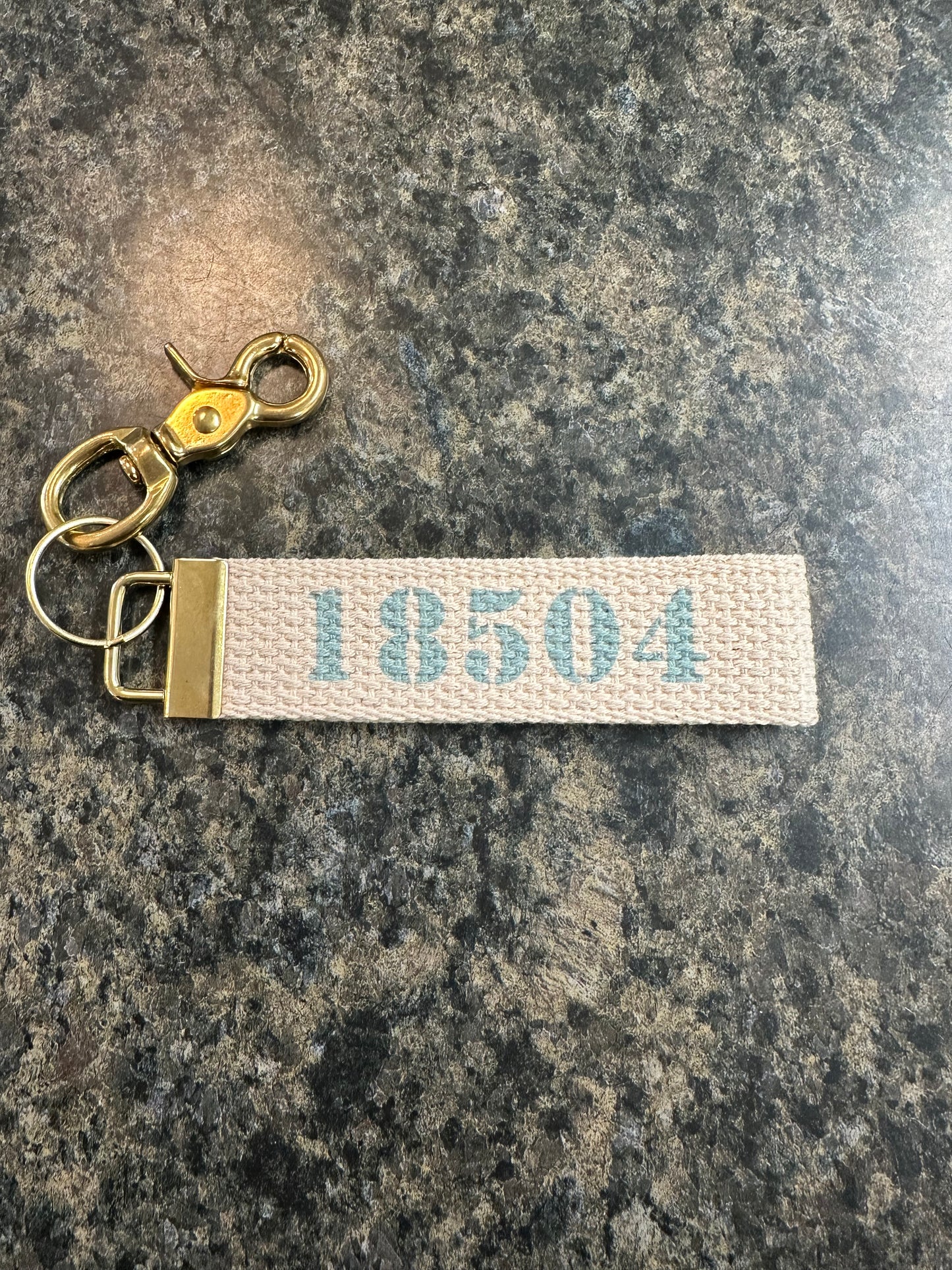 Local Love Two Sided Zipcode Keychain