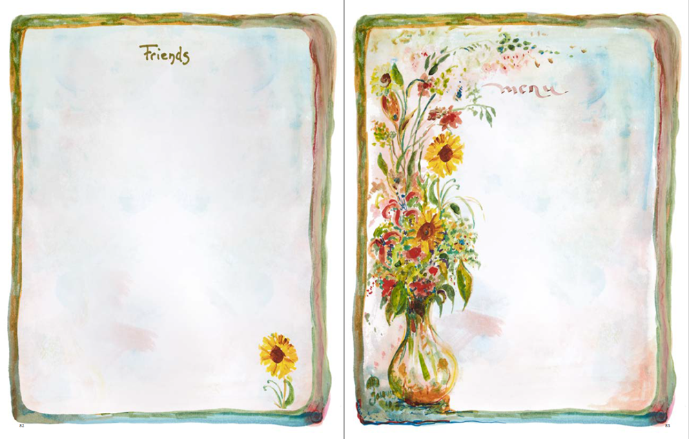 Menus: A Book for Your Meals and Memories : Jacques Pépin