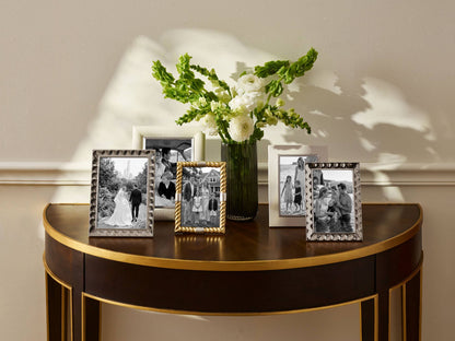 SILVER HAMMERED MODERN LUXE FRAME 5X7