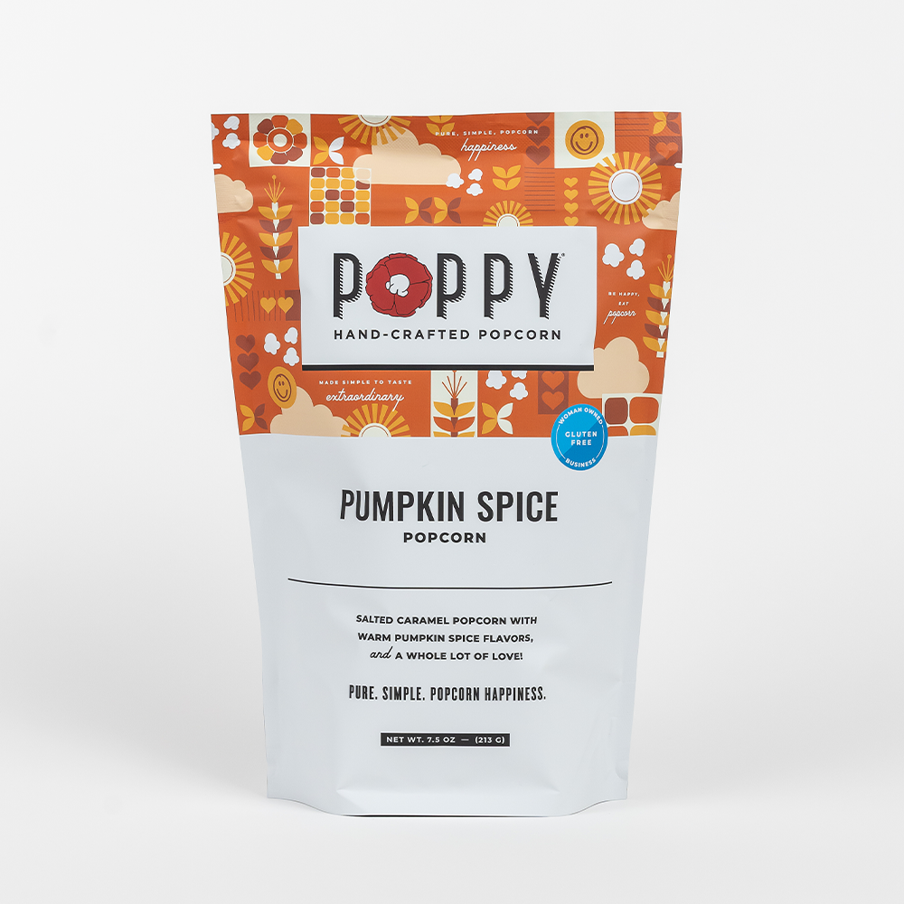 Poppy Hand-Crafted Popcorn - Pumpkin Spice Popcorn
