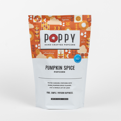 Poppy Hand-Crafted Popcorn - Pumpkin Spice Popcorn