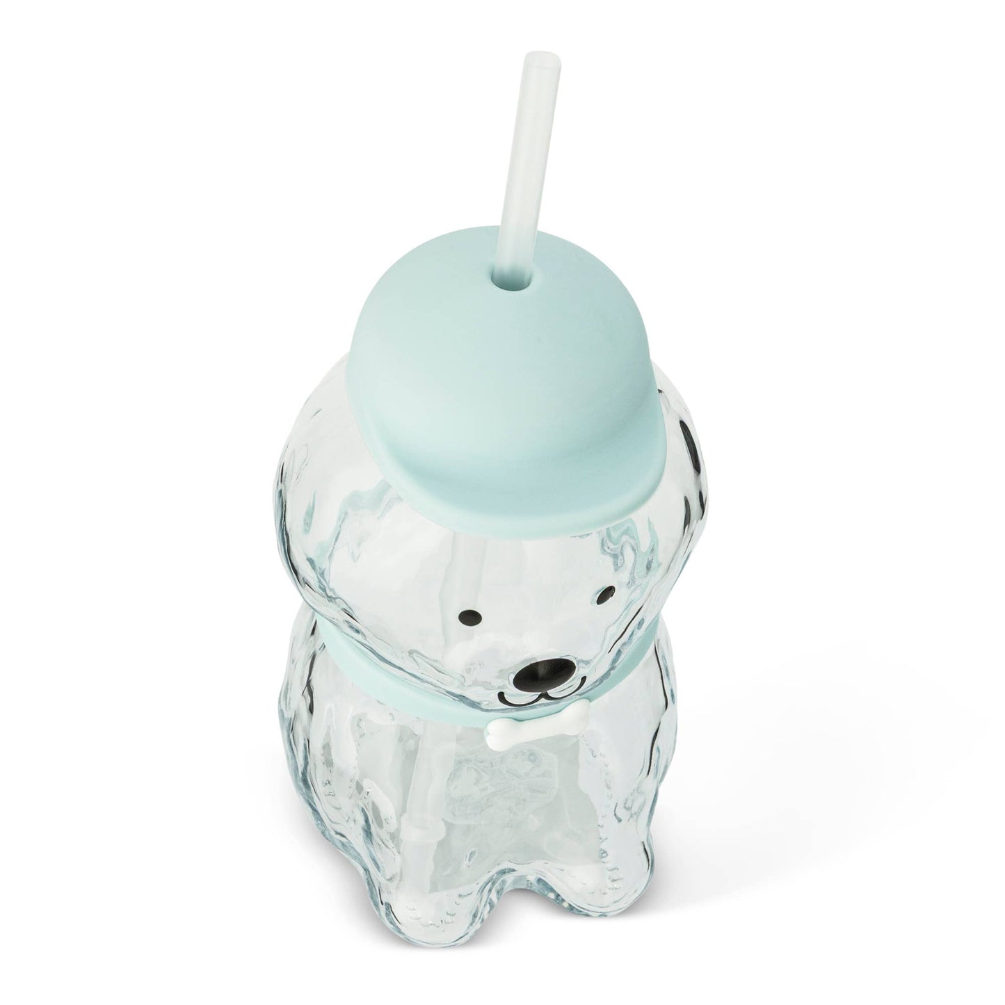 Core Home - 20oz Figural Glass Doodle Tumbler - Blue Hat