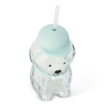 Core Home - 20oz Figural Glass Doodle Tumbler - Blue Hat