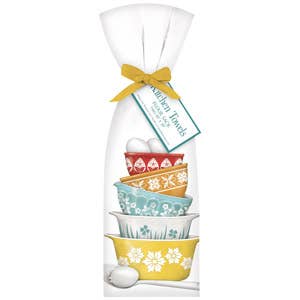 Vintage Dishes Towel Set