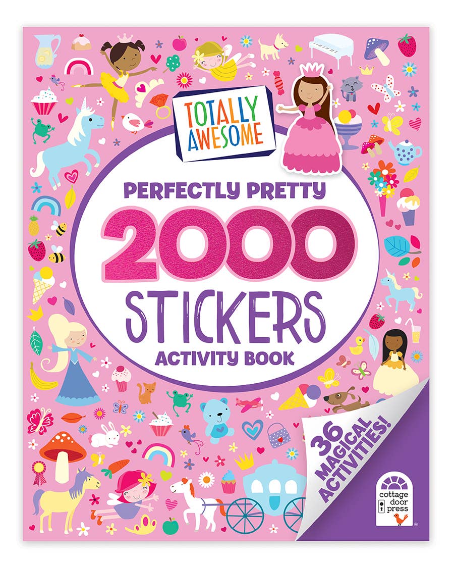Totally Awesome Perfectly Pretty 2000 Stickers Activity Book