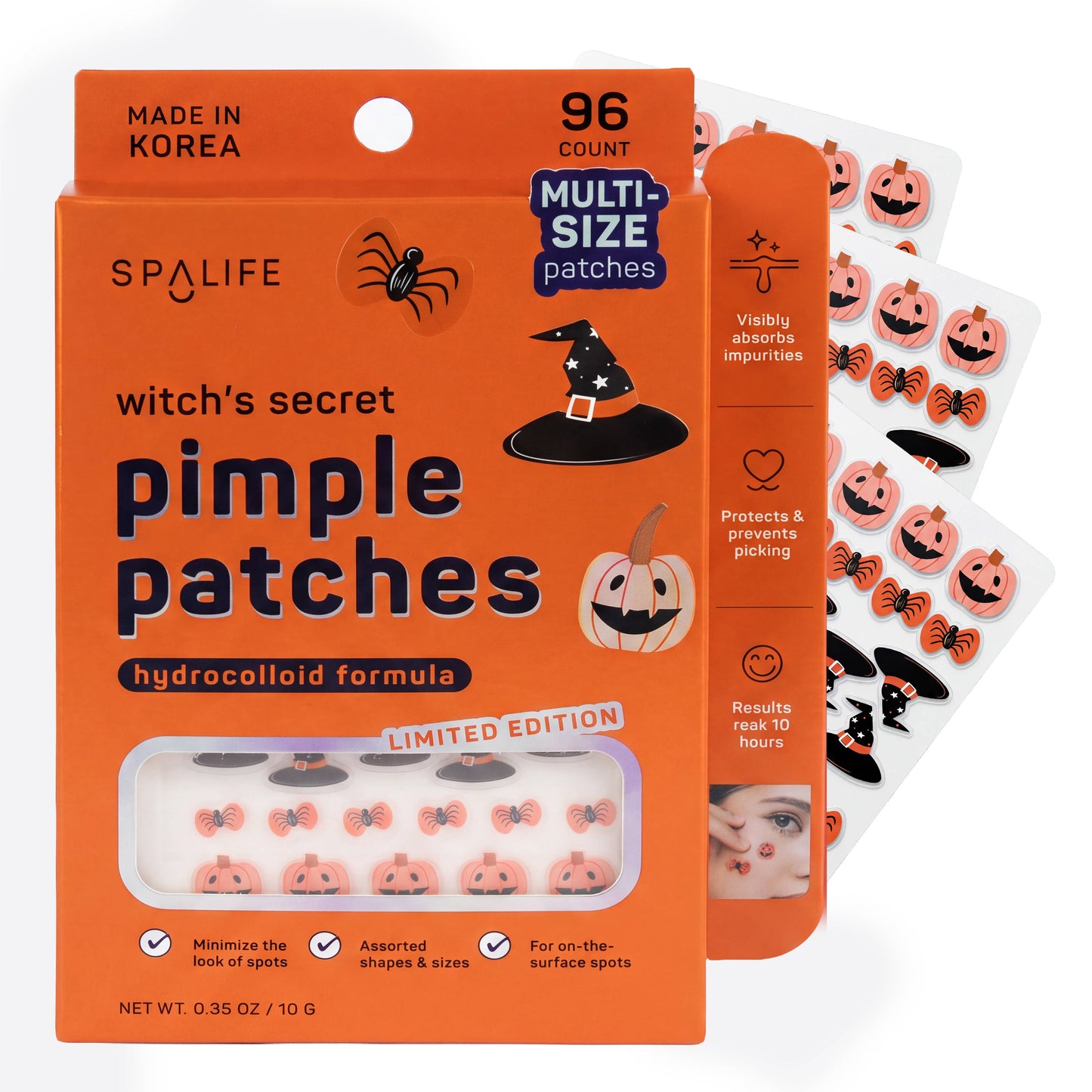Halloween Witch's Secret Hydrocolloid Pimple Patches